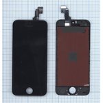 Дисплей (модуль) для iPhone 5C в сборе с тачскрином (AAA) черный