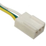 HU-03 wire 0,3m AWG26, Межплатный кабель питания (розетка) трехполюсный HU-03 ...