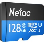 Носитель информации Netac P500 Standard 128GB MicroSDXC U1/C10 up to 90MB/s ...