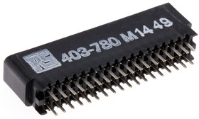 50-36SNL-XTF, Edge Connector, PCB Mount, 18-Contacts, 2.54mm Pitch, 2-Row, Solder Termination