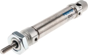 Фото 1/5 DSNU-16-40-PPS-A, Pneumatic Cylinder - 559264, 16mm Bore, 40mm Stroke, DSNU Series, Double Acting