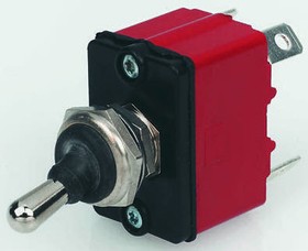 Фото 1/2 3636NF/2, Toggle Switch, Panel Mount, On-On, SPST, Tab Terminal, 28V dc