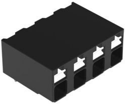 Фото 1/2 2086-3224, Wire-To-Board Terminal Block, THT, 5mm Pitch, Right Angle, Push-In, 4 Poles