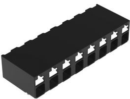 2086-3208, Wire-To-Board Terminal Block, THT, 5mm Pitch, Right Angle, Push-In, 8 Poles
