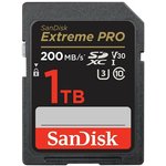 SDSDXXD-1T00-GN4IN, Флеш карта SD 1TB SanDisk SDXC Class 10 V30 UHS-I U3 Extreme ...