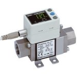 PF3W720S-F04-F-M, PF3W Series Digital Flow Switch For Water Flow Sensor for Fluid, Liquid, 2 l/min Min, 16 L/min Max