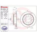 09A33411, Диск тормозной TOYOTA: LAND CRUISER 3.0 D-4D, 3.0 D-4D, 4.002 - ...