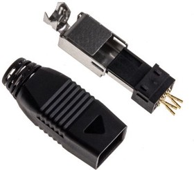 MQ172X-4SA-CV(30), CONN PLUG 4POS LOW PROFIL