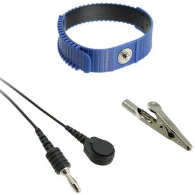 Фото 1/2 4650, Anti-Static Control Products Wrist Strap Set, Blue, 4Mm Connection