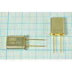 Кварцевый резонатор 25000 кГц, корпус HC49U, S, точность настройки 30 ppm ...