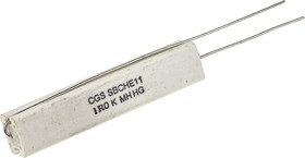 Фото 1/3 1Ω Wire Wound Resistor 11W ±10% SBCHE111R0K