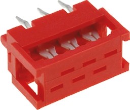 Фото 1/2 TMM-2-0-08-1, 8-Way IDC Connector Plug for Cable Mount, 2-Row
