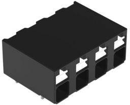 2086-3204, Wire-To-Board Terminal Block, THT, 5mm Pitch, Right Angle, Push-In, 4 Poles