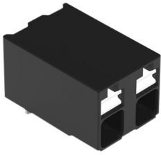 2086-3222, Wire-To-Board Terminal Block, THT, 5mm Pitch, Right Angle, Push-In, 2 Poles