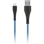 Дата-кабель Smartbuy USB - 8 pin, "карбон", экстрапрочный, 1.0 м, до 2А ...