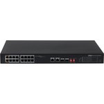 Коммутатор Dahua DH-S3218-16ET-135 (L2) 16x100Мбит/с 2x1Гбит/с 2SFP 135W управляемый