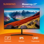Монитор SunWind 27" SM-27QI201 черный IPS LED 16:9 HDMI M/M матовая 300cd ...