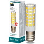 LLE-CORN-7-230-40-E14, Лампа LED CORN капсула 7Вт 230В 4000К керамика E14 IEK
