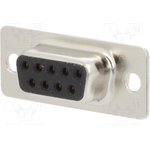 302A10019X, D Type Connector, 9 Contact(s), Female, Solder Lug Terminal ...