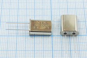 Резонатор кварцевый 30МГц, нагрузка 20пФ; 30000 \HC49U\20\ 25\\\1Г (NTK)