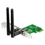 ASUS PCE-N15 WiFi Adapter PCI-E (PCI-Ex1, WLAN 300Mbps, 802.11bgn) 2x ext Antenna