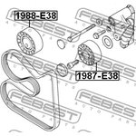 1988-E38, Ролик обводной