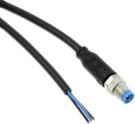 Фото 1/2 2273000-1, Male 3 way M8 to Unterminated Sensor Actuator Cable, 1.5m