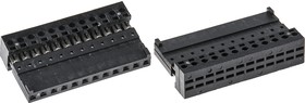 661012151923, 12-Way IDC Connector Socket for Cable Mount, 1-Row