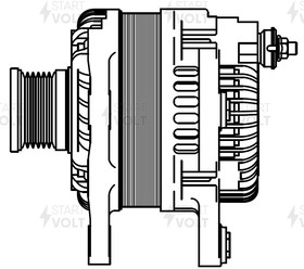 Генератор для а/м Nissan Juke F15 (10-) 1.6DIG-T 110A STARTVOLT LG 1420