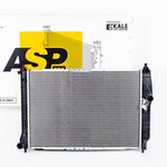 Радиатор охлаждения Chevrolet Aveo (05-) 1.2i/1.4i MT A/C+ паяный ASP AL12821