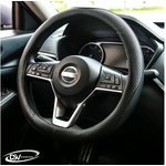 Чехол на руль искусственная кожа Black R99309