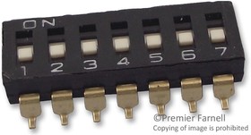 Фото 1/3 A6S-7101-H, DIP Switches / SIP Switches Dip Switch