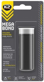 B323, K2 MEGA BOND Клей стальной пластилин 40гр блистер