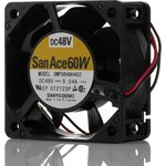 9WP0648H402, 9WP Series Axial Fan, 48 V dc, DC Operation, 18.7cfm, 1.92W ...