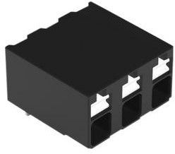 2086-3223, Wire-To-Board Terminal Block, THT, 5mm Pitch, Right Angle, Push-In, 3 Poles