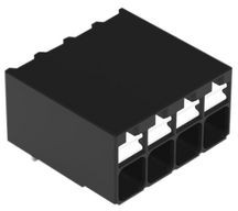 2086-1224, Wire-To-Board Terminal Block, THT, 3.5mm Pitch, Right Angle, Push-In, 4 Poles