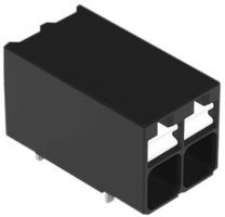 Фото 1/2 2086-1202, Wire-To-Board Terminal Block, THT, 3.5mm Pitch, Right Angle, Push-In, 2 Poles