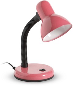 Фото 1/2 Настольный светильник Smartbuy Е27 розовый (SBL-DeskL-Pink)