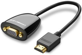 40253, Переходник HDMI (M) - VGA (F), 0.25м, UGREEN MM105 | купить в розницу и оптом
