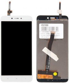 (Redmi 4X) дисплей в сборе с тачскрином для Xiaomi Redmi 4X, белый (original lcd)