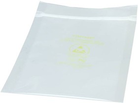 13880, Anti-Static Control Products BAG, STATFREE, CLEAR, ZIP, 4IN x 6IN, 100 EA/PACK