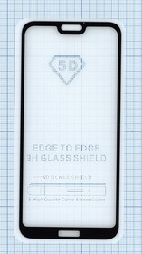 Защитное стекло "Полное покрытие" для Huawei P20 Lite/ Nova 3e черное