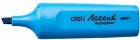 Текстовыделитель Deli Accent ES621BLUE Delight скошенный пиш. наконечник 1-5мм синий