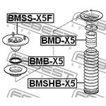 BMSS-X5F, Опора переднего амортизатора