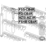 Отбойник амортизатора MAZDA 3 BL 2008-2013 [EU] заднего \ FD-CB4R FEBEST