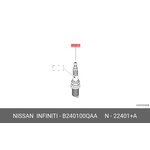 B240100QAA, Свеча зажигания NISSAN ALMERA (G15RA)