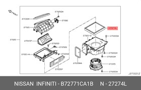 B72771CA1B, Фильтр салона INFINITI EX35/37 (J50) 3.5-3.7 08-