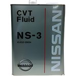 NISSAN масло трансм. NS-3 (CVT) nr.KLE53-00004 (4л.)
