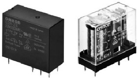 G2R-1-E-DC48, Реле: электромагнитное, SPDT, Uобмотки: 48ВDC, 16A/250ВAC, Шаг: 5мм