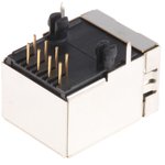 95678-001LF, MOD JACK Series Female RJ45 Connector, Through Hole, Cat5e